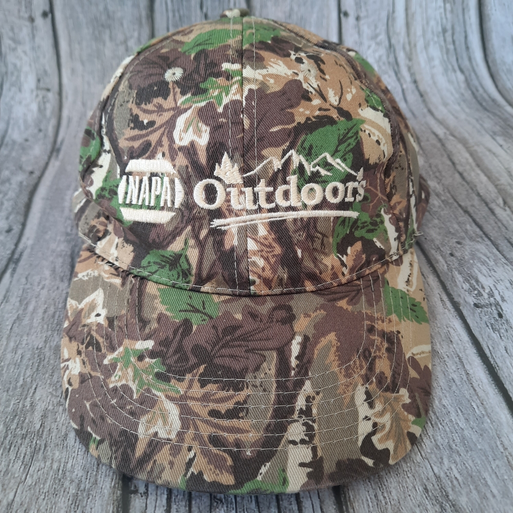 NEW NAPA Auto Parts Camo Hunting Hat Cap Men's Snapback Employee